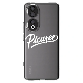 Picasee silikonový průhledný obal pro Honor 90 5G - Picasee - old logo - white