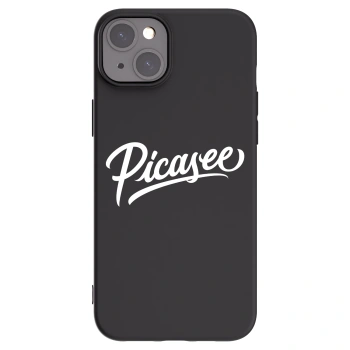 Picasee silikonový černý obal pro Apple iPhone 15 Plus - Picasee - old logo - white