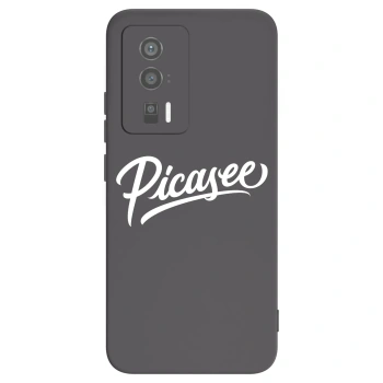 Picasee silikonový černý obal pro Xiaomi Poco F5 Pro 5G - Picasee - old logo - white