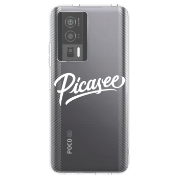 Picasee silikonový průhledný obal pro Xiaomi Poco F5 Pro 5G - Picasee - old logo - white