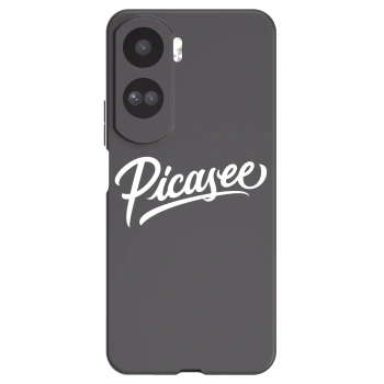 Picasee silikonový černý obal pro Honor 90 Lite 5G - Picasee - old logo - white