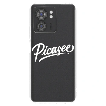 Picasee silikonový průhledný obal pro Motorola Edge 40 - Picasee - old logo - white