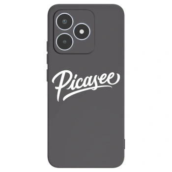 Picasee silikonový černý obal pro Realme C53 - Picasee - old logo - white
