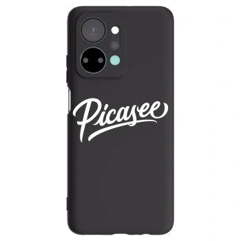 Picasee silikonový černý obal pro Honor X7a - Picasee - old logo - white