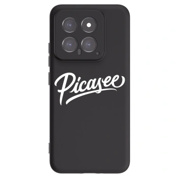 Picasee silikonový černý obal pro Xiaomi 14 - Picasee - old logo - white
