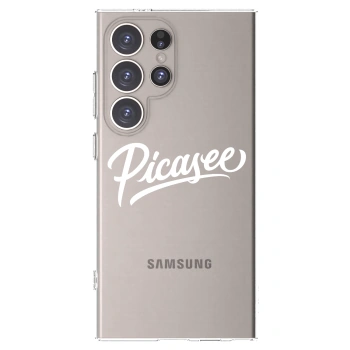 Picasee silikonový průhledný obal pro Samsung Galaxy S24 Ultra S928B 5G - Picasee - old logo - white