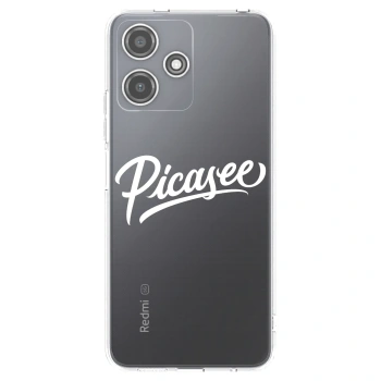 Picasee silikonový průhledný obal pro Xiaomi Redmi 12 5G - Picasee - old logo - white