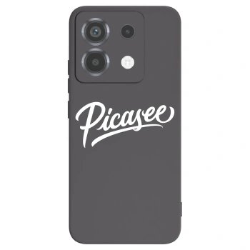 Picasee silikonový černý obal pro Xiaomi Poco X6 - Picasee - old logo - white