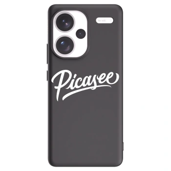 Picasee silikonový černý obal pro Xiaomi Redmi Note 13 Pro+ 5G - Picasee - old logo - white