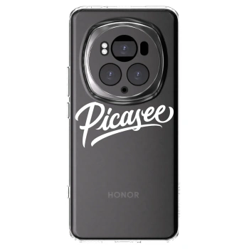 Picasee silikonový průhledný obal pro Honor Magic6 Pro - Picasee - old logo - white