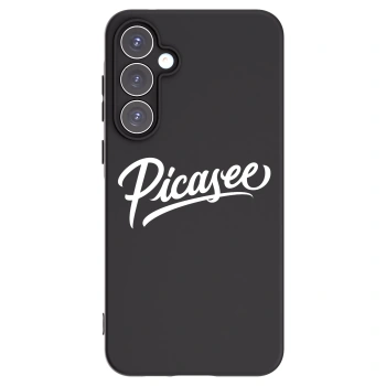Picasee silikonový černý obal pro Samsung Galaxy A55 5G A556B - Picasee - old logo - white