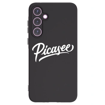 Picasee silikonový černý obal pro Samsung Galaxy A35 5G A356B - Picasee - old logo - white