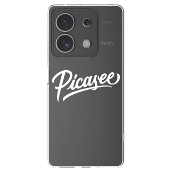Picasee silikonový průhledný obal pro Xiaomi Redmi Note 13 4G - Picasee - old logo - white