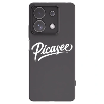 Picasee silikonový černý obal pro Xiaomi Redmi Note 13 Pro 4G - Picasee - old logo - white