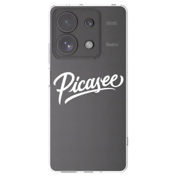 Picasee silikonový průhledný obal pro Xiaomi Redmi Note 13 Pro 4G - Picasee - old logo - white