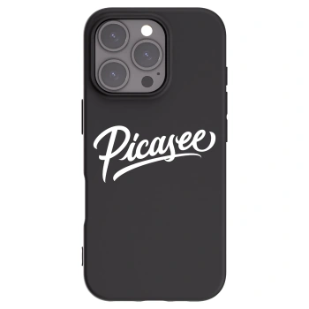 Picasee silikonový černý obal pro Apple iPhone 16 Pro - Picasee - old logo - white