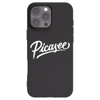 Picasee silikonový černý obal pro Apple iPhone 16 Pro Max - Picasee - old logo - white