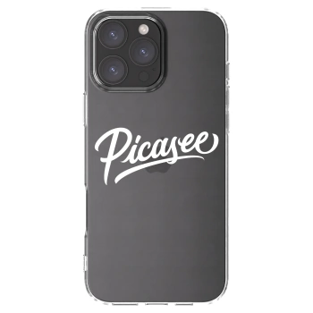 Picasee silikonový průhledný obal pro Apple iPhone 16 Pro Max - Picasee - old logo - white