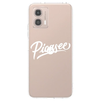 Picasee silikonový průhledný obal pro Motorola Moto G53 5G - Picasee - old logo - white