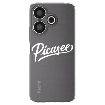 Picasee silikonový průhledný obal pro Xiaomi Redmi 13 4G - Picasee - old logo - white