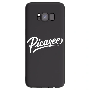 Picasee silikonový černý obal pro Samsung Galaxy S8 G950F - Picasee - old logo - white