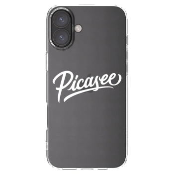 Picasee silikonový průhledný obal pro Apple iPhone 16 Plus - Picasee - old logo - white