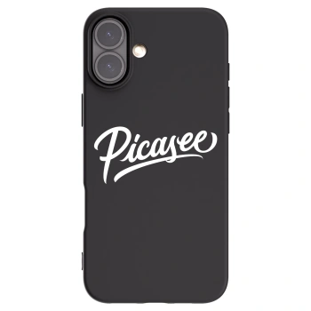 Picasee silikonový černý obal pro Apple iPhone 16 Plus - Picasee - old logo - white