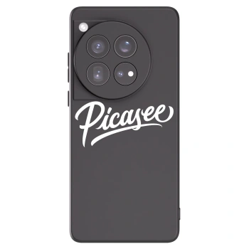Picasee silikonový černý obal pro OnePlus 12 5G - Picasee - old logo - white