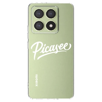 Picasee silikonový průhledný obal pro Xiaomi 14T - Picasee - old logo - white