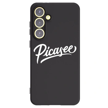 Picasee silikonový černý obal pro Samsung Galaxy S24 FE S721B - Picasee - old logo - white