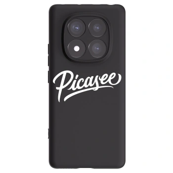 Picasee silikonový černý obal pro Xiaomi Redmi Note 14 Pro 5G - Picasee - old logo - white