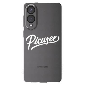 Picasee silikonový průhledný obal pro Samsung Galaxy S25 Edge 5G - Picasee - old logo - white