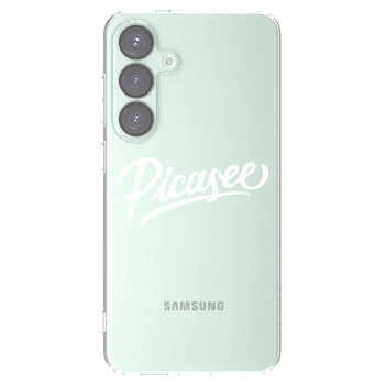 Picasee silikonový průhledný obal pro Samsung Galaxy S25+ 5G - Picasee - old logo - white