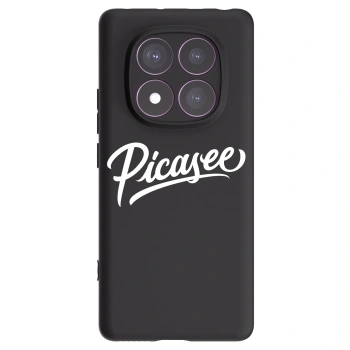 Picasee silikonový černý obal pro Xiaomi Redmi Note 14 Pro 4G - Picasee - old logo - white