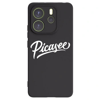 Picasee silikonový černý obal pro Xiaomi Redmi Note 14 4G - Picasee - old logo - white