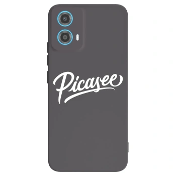 Picasee silikonový černý obal pro Motorola Moto G34 5G - Picasee - old logo - white