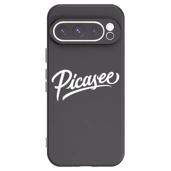 Picasee silikonový černý obal pro Google Pixel 9 Pro - Picasee - old logo - white