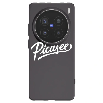 Picasee silikonový černý obal pro Vivo X200 Pro - Picasee - old logo - white