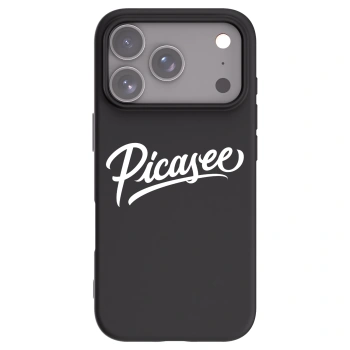 Picasee silikonový černý obal pro Apple iPhone 17 Pro - Picasee - old logo - white