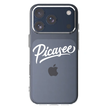 Picasee silikonový průhledný obal pro Apple iPhone 17 Pro - Picasee - old logo - white