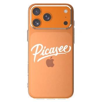 Picasee silikonový průhledný obal pro Apple iPhone 17 Pro Max - Picasee - old logo - white