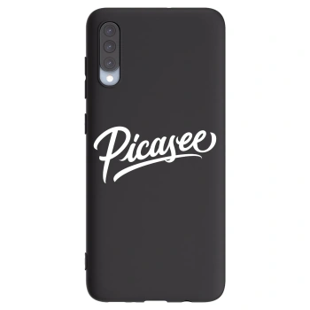 Picasee silikonový černý obal pro Samsung Galaxy A70 A705F - Picasee - old logo - white