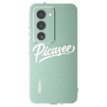 Picasee silikonový průhledný obal pro Xiaomi Redmi 15 5G - Picasee - old logo - white