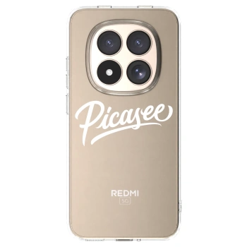 Picasee silikonový průhledný obal pro Xiaomi Redmi Note 15 Pro 4G - Picasee - old logo - white