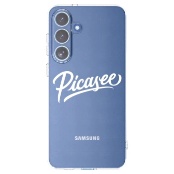 Picasee silikonový průhledný obal pro Samsung Galaxy S25 FE 5G - Picasee - old logo - white