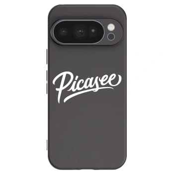 Picasee silikonový černý obal pro Google Pixel 10 Pro - Picasee - old logo - white
