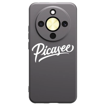 Picasee silikonový černý obal pro Honor Magic8 Lite 5G - Picasee - old logo - white