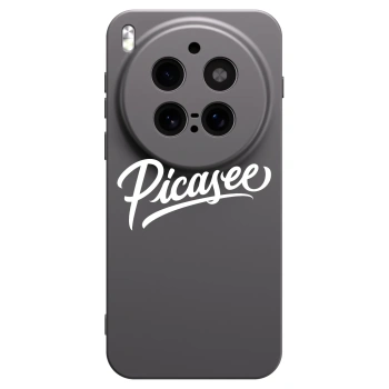 Picasee silikonový černý obal pro Vivo X300 Pro - Picasee - old logo - white