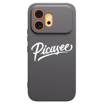 Picasee silikonový černý obal pro Honor 600 - Picasee - old logo - white