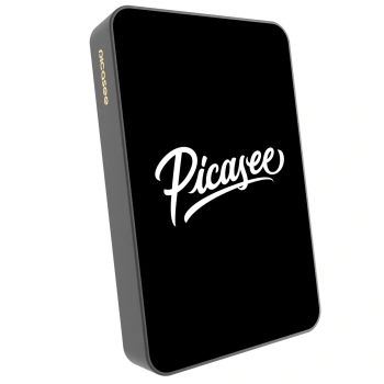 Picasee Powerbanka s MagSafe 10 000 mAh Šedá - Picasee - old logo - white